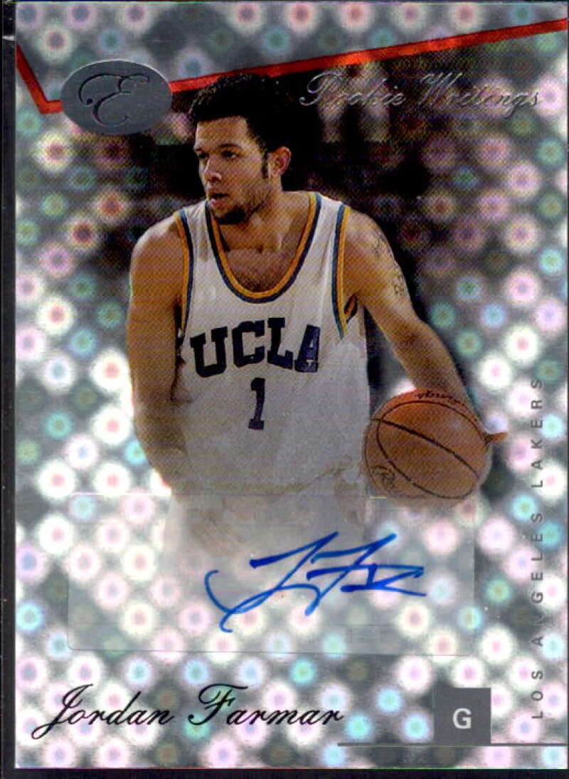 Jordan Farmar Rookie 2006-07 Bowman Elevation Rookie Writing Autographs #JF  Image 1