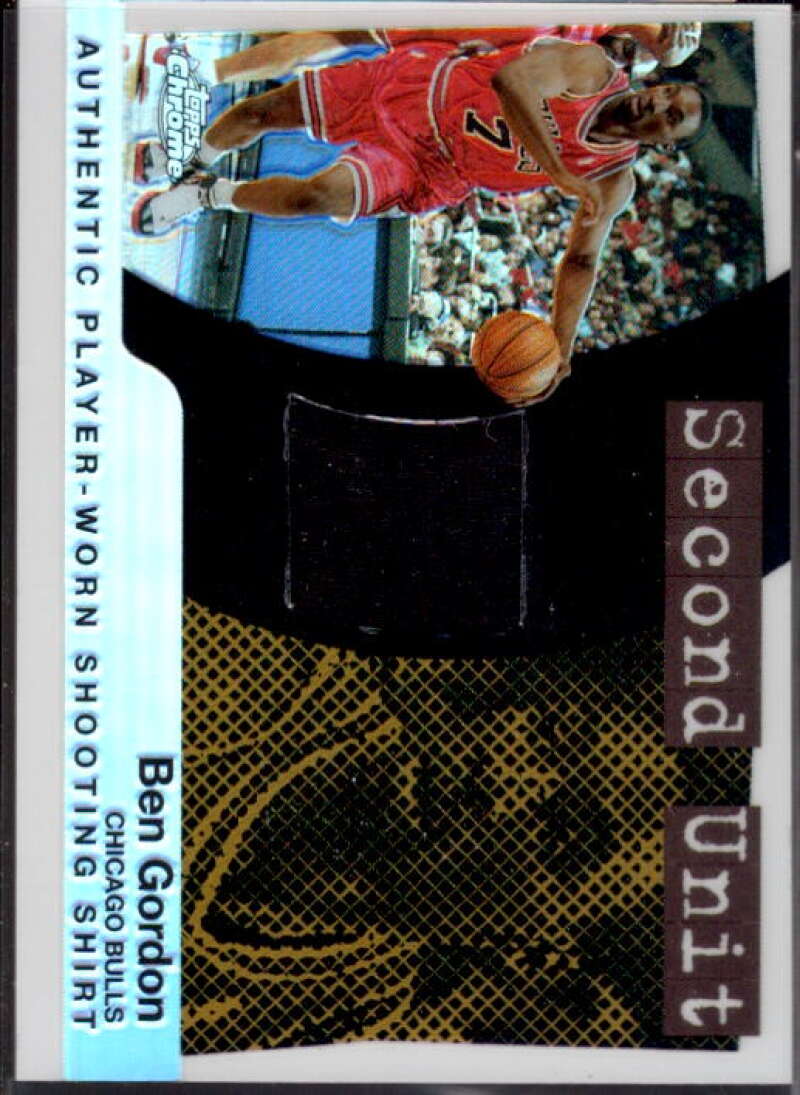 Ben Gordon Card 2005-06 Topps Chrome Second Unit Refractors #BG  Image 1