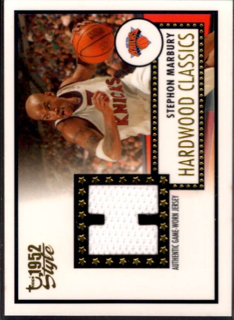 Stephon Marbury Card 2005-06 Topps Style Hardwood Classics #SM  Image 1