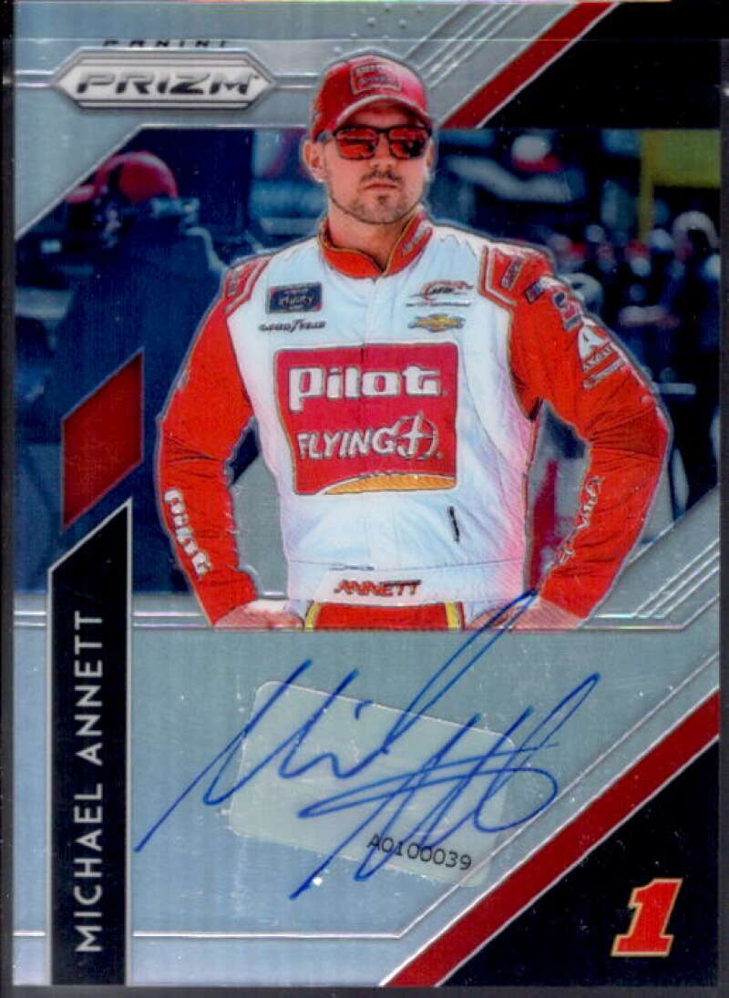 Michael Annett Card 2019 Panini Prizm Autographs Prizms #14  Image 1