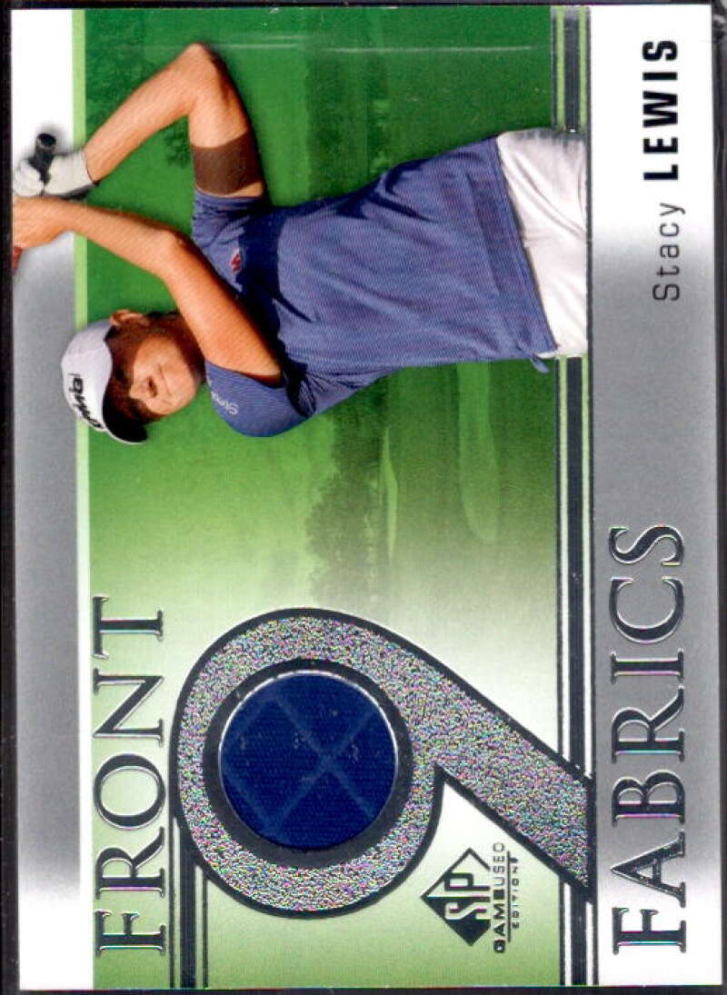 Stacy Lewis Card 2021 SP Game Used Front 9 Fabrics #F9SL  Image 1