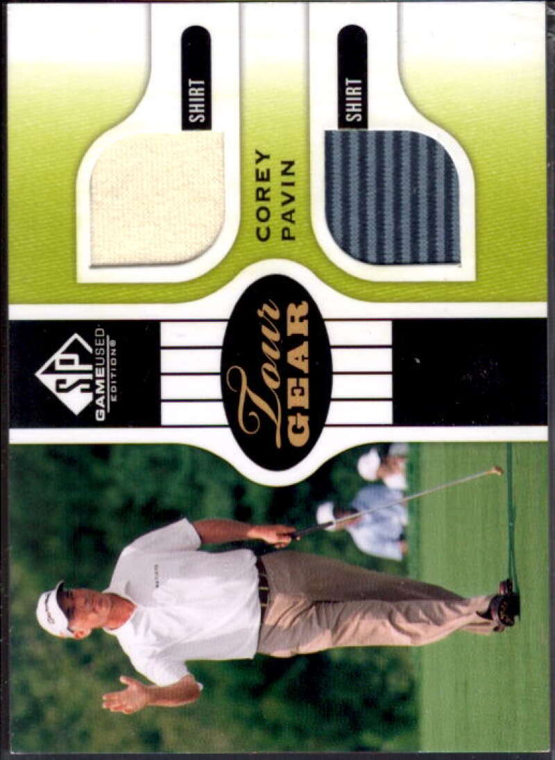 Corey Pavin Card 2012 SP Game Used Tour Gear #TGCP  Image 1