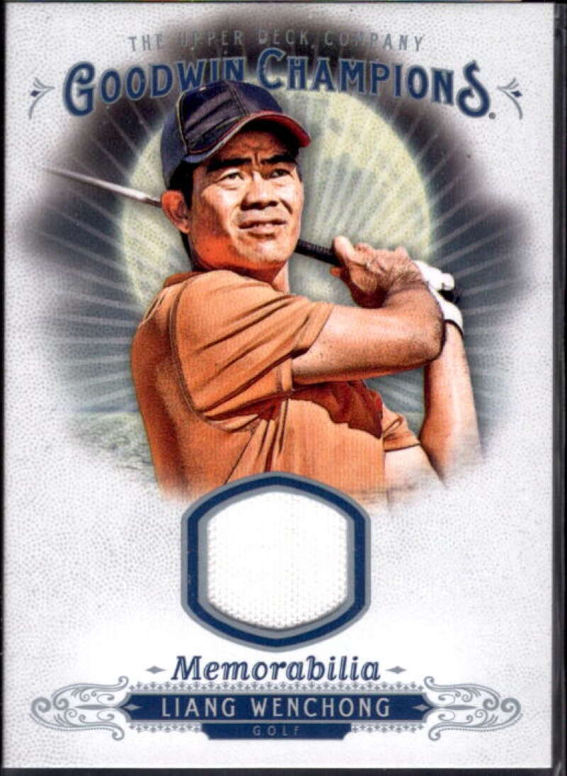 Liang Wenchong E Card 2018 Upper Deck Goodwin Champions Memorabilia #MWE  Image 1