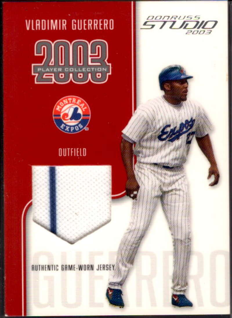 2003 Vladimir Guerrero Montreal Expos Game Worn Jersey