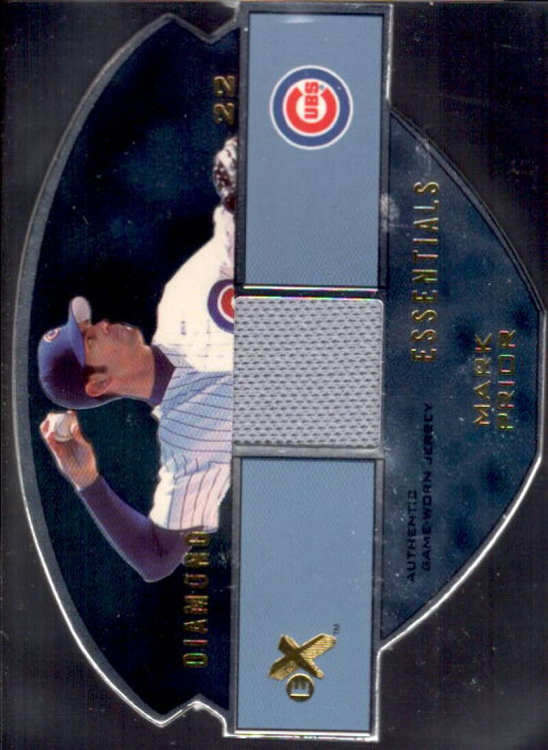 Mark Prior Card 2003 E-X Diamond Essentials Game Jersey 245 #MP  Image 1