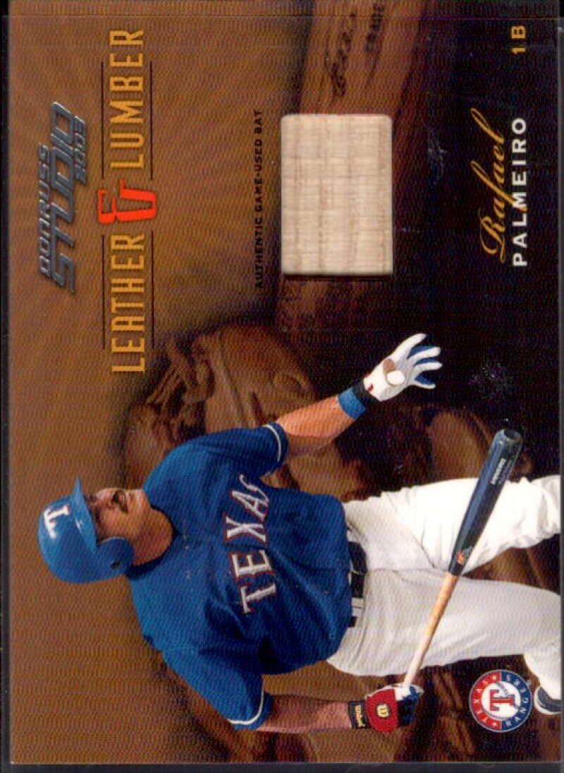Rafael Palmeiro Bat Card 2003 Studio Leather and Lumber #35  Image 1