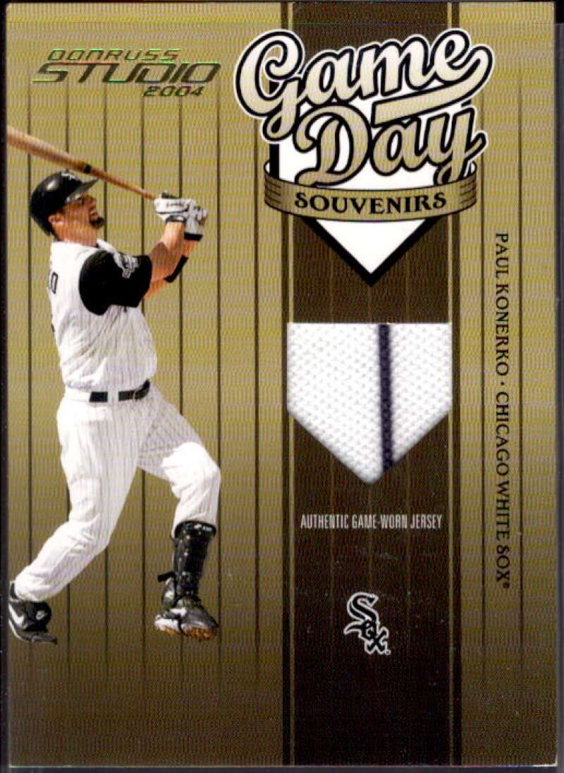 Paul Konerko Jsy Card 2004 Studio Game Day Souvenirs #20  Image 1