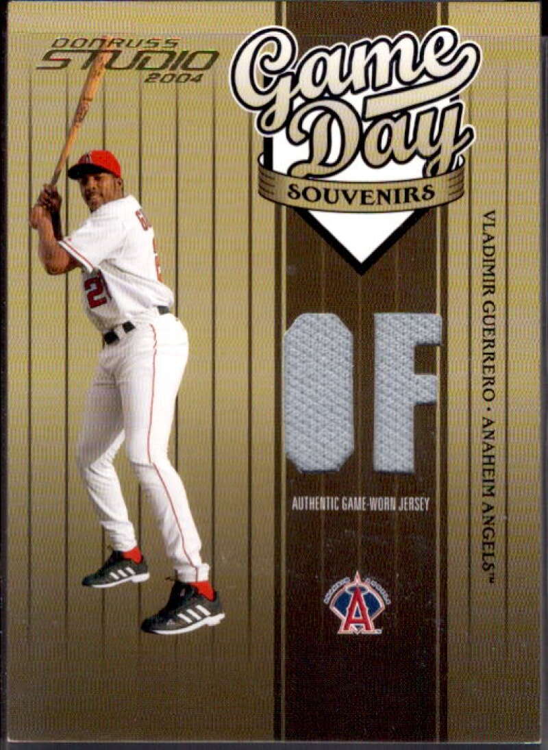 Vladimir Guerrero Jsy Card 2004 Studio Game Day Souvenirs Position #3  Image 1