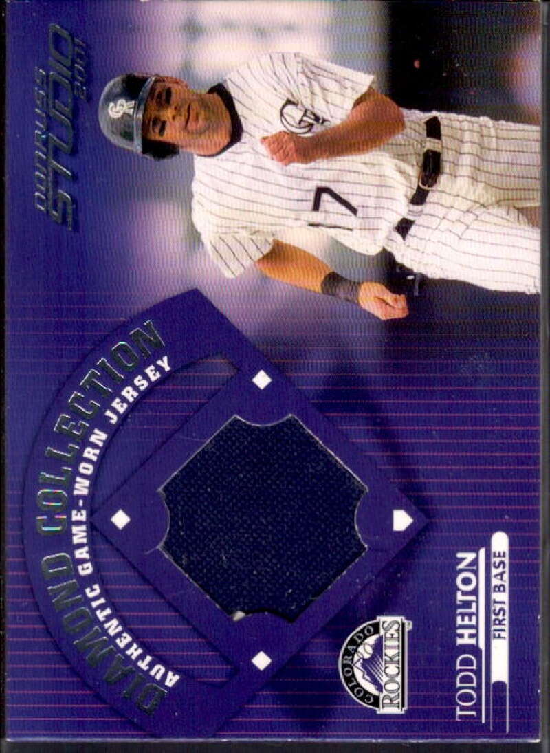 Todd Helton Card 2001 Studio Diamond Collection #DC15  Image 1