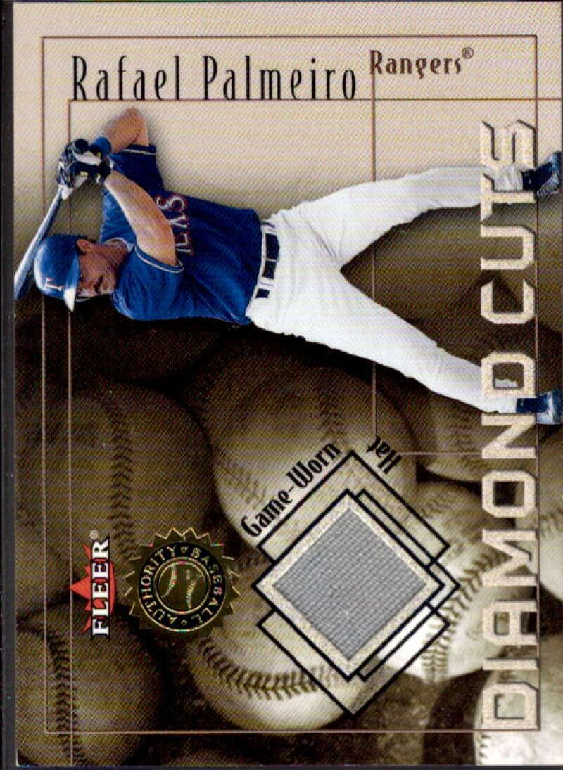 Rafael Palmeiro Hat Card 2001 Fleer Authority Diamond Cuts Memorabilia #71  Image 1