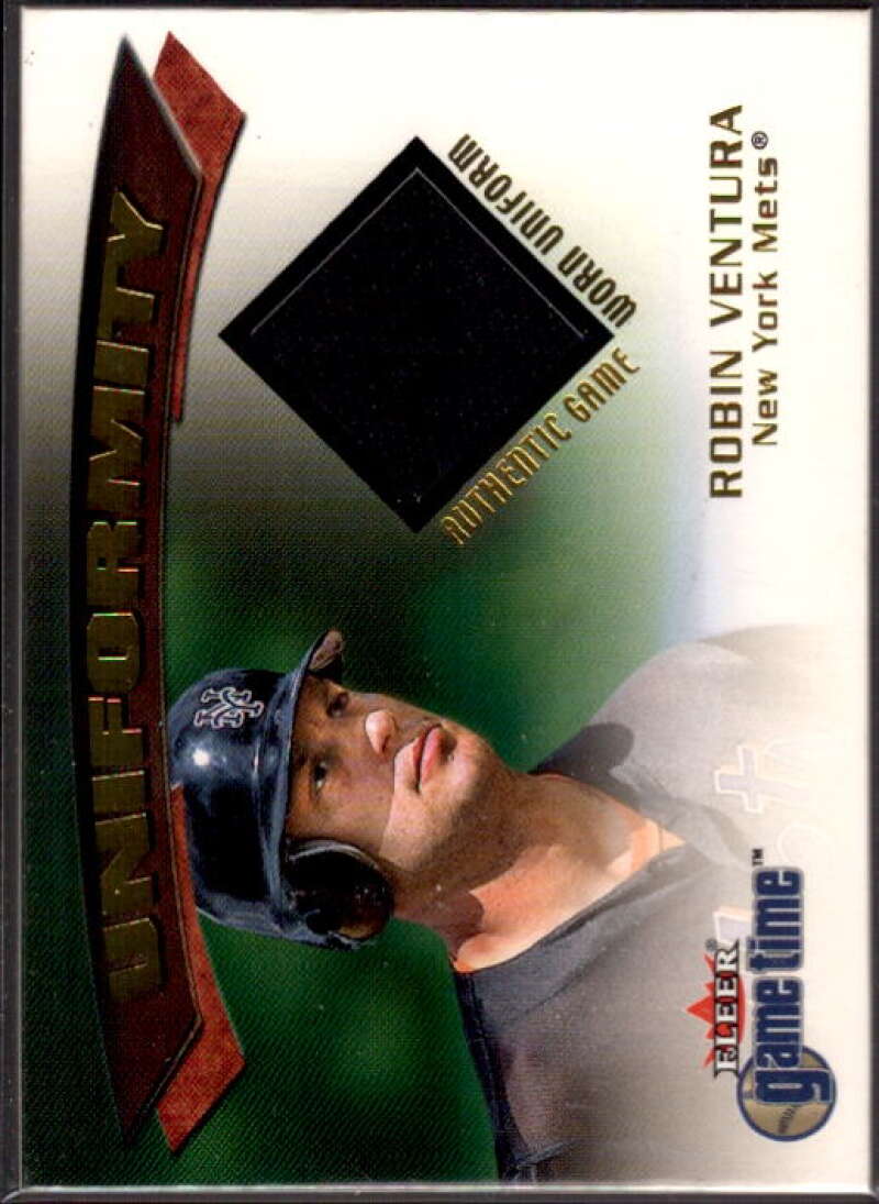 Robin Ventura Card 2001 Fleer Game Time Uniformity #20  Image 1