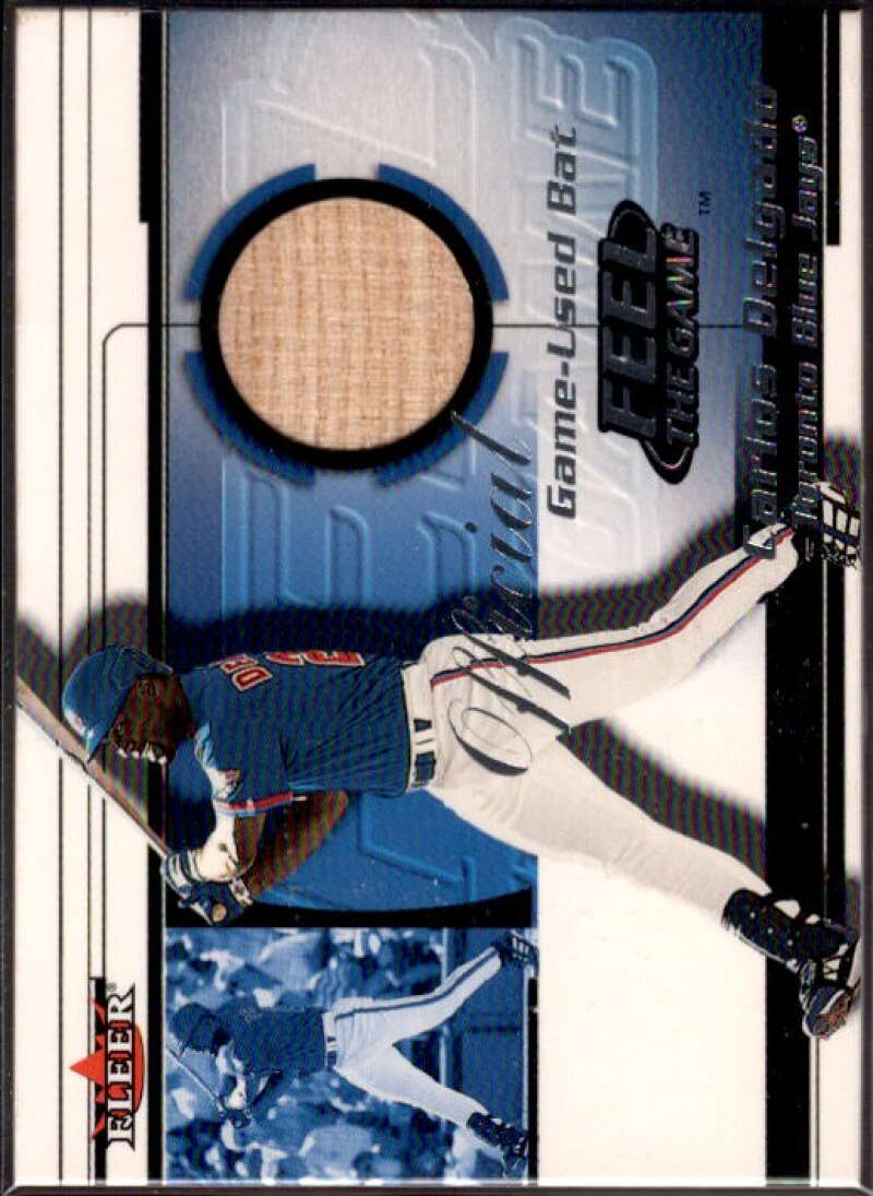 Carlos Delgado Card 2001 Fleer Feel the Game #7  Image 1