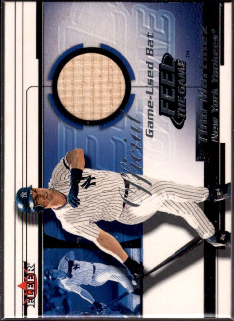 Tino Martinez Card 2001 Fleer Feel the Game #18  Image 1