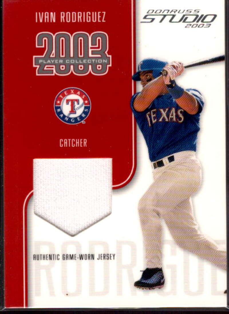 Ivan Rodriguez Jsy Card 2003 Studio Player Collection #79  Image 1