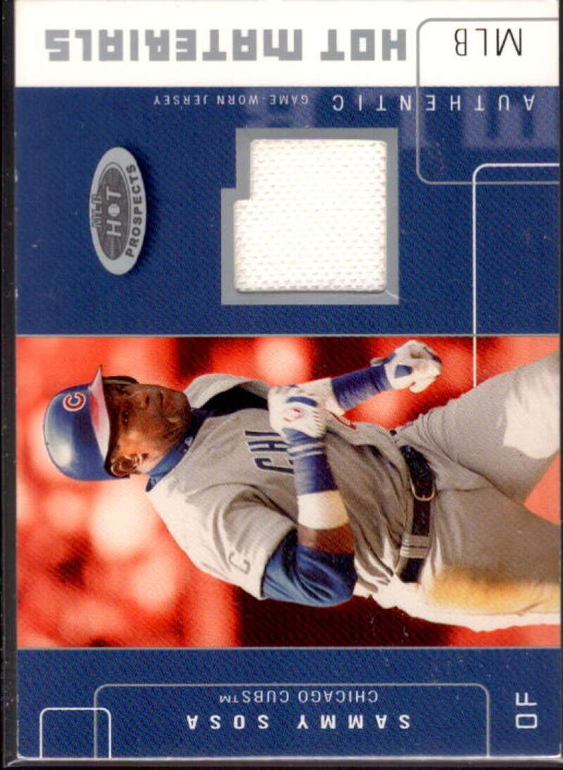 Sammy Sosa Jsy Card 2003 Hot Prospects MLB Hot Materials #SS  Image 1