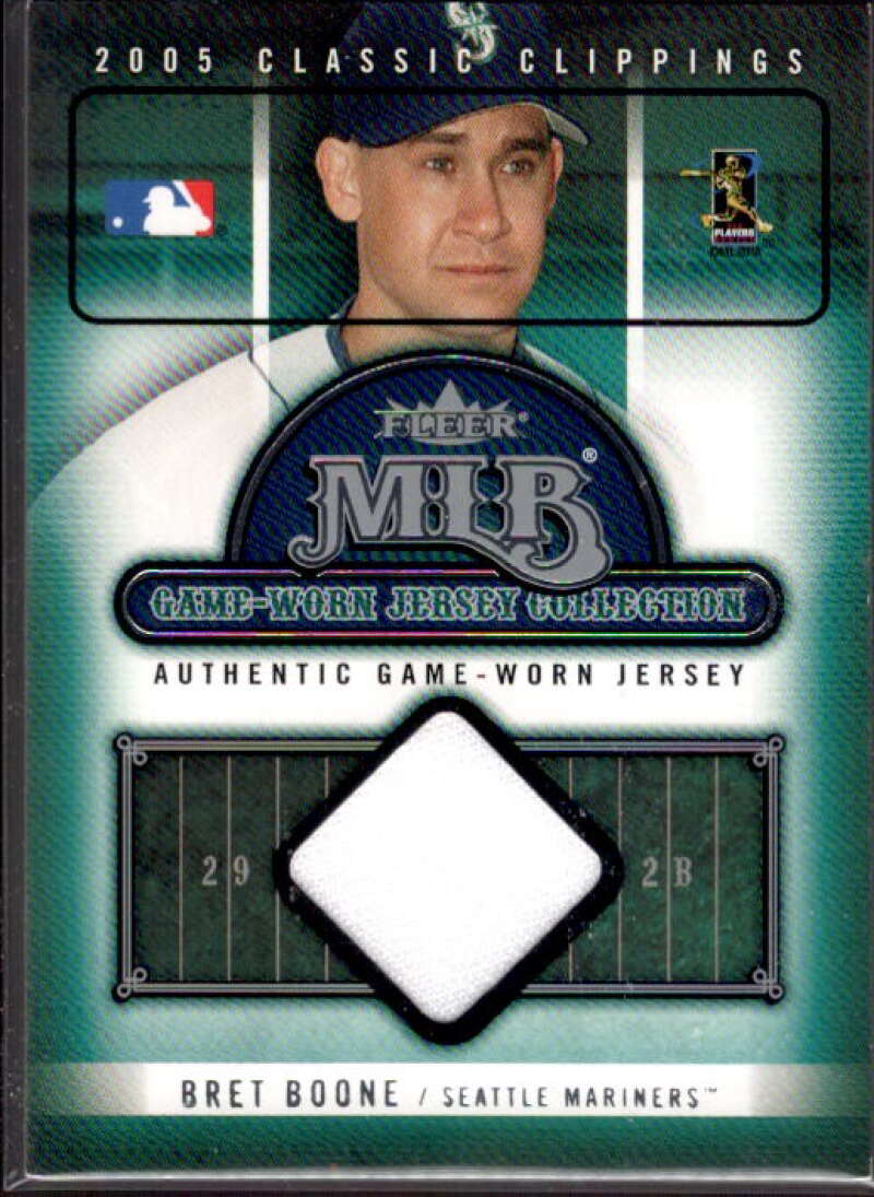 Bret Boone Card 2005 Classic Clippings MLB Game Worn Jersey Collection #29  Image 1