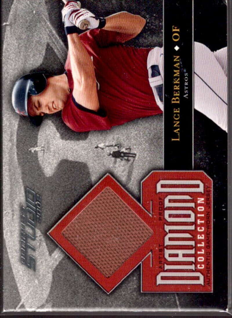 Lance Berkman Jsy Card 2002 Studio Diamond Collection Artist's Proofs #3  Image 1