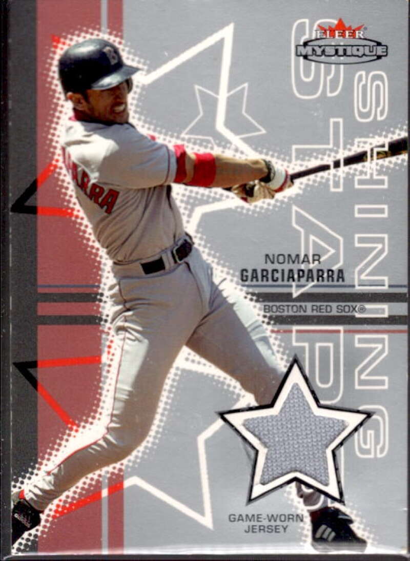 Nomar Garciaparra Card 2003 Fleer Mystique Shining Stars Jersey #NG  Image 1