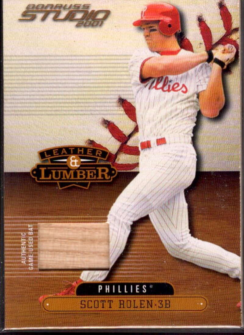 Scott Rolen Card 2001 Studio Leather and Lumber #LL40  Image 1