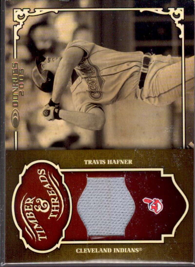 Travis Hafner Card 2005 Donruss Timber and Threads Jersey #40  Image 1
