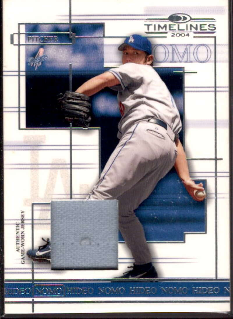 Hideo Nomo Jsy Card 2004 Donruss Timelines Material #20  Image 1
