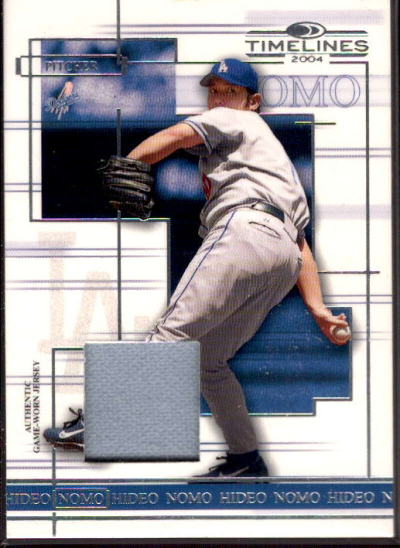 Hideo Nomo Jsy Card 2004 Donruss Timelines Material #20  Image 1