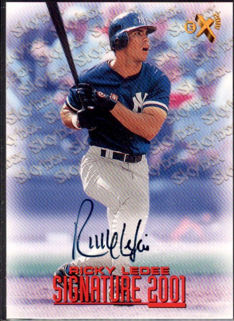 Ricky Ledee Card 1998 E-X2001 Signature 2001 #1  Image 1
