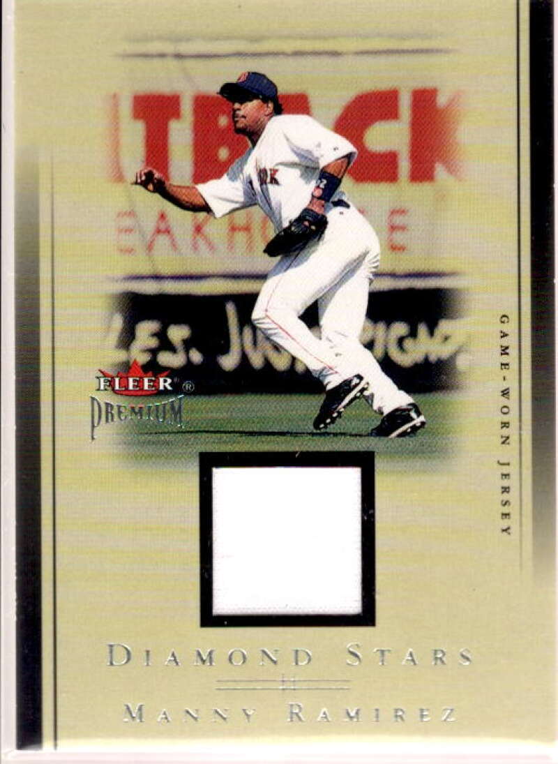 Manny Ramirez Jsy Card 2002 Fleer Premium Diamond Stars Game Used #2  Image 1
