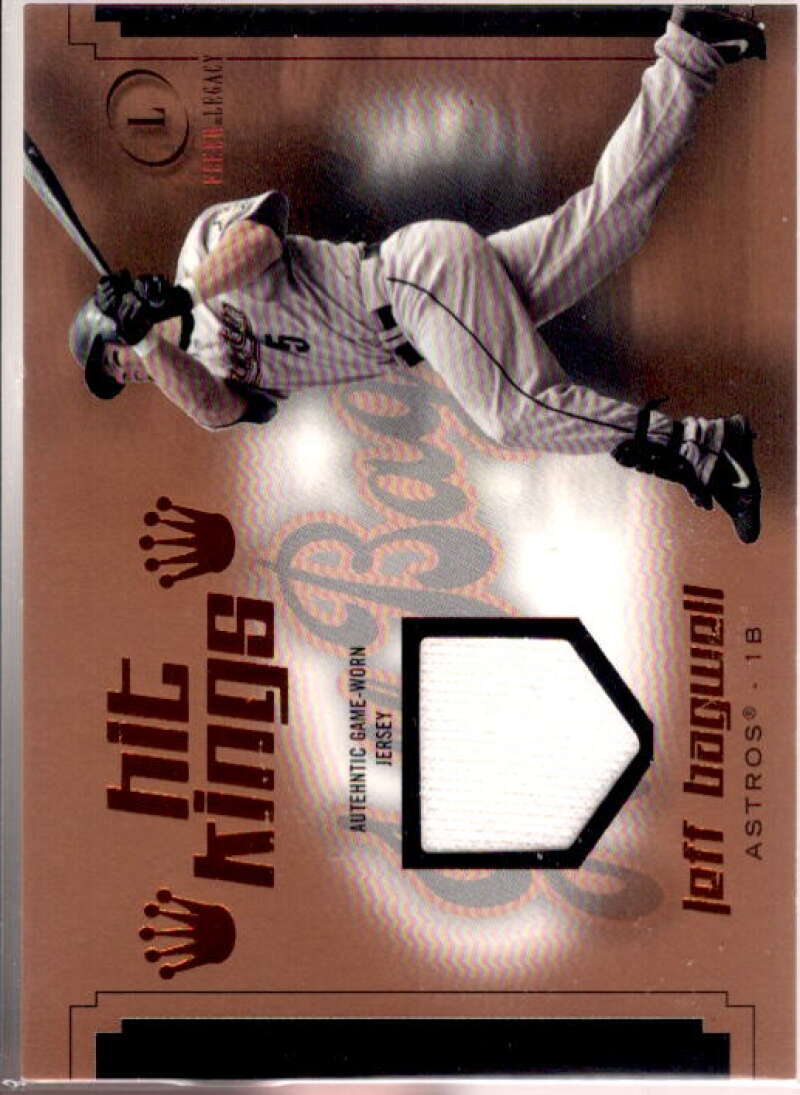 Jeff Bagwell Card 2004 Fleer Legacy Hit Kings Jersey Copper #JB  Image 1