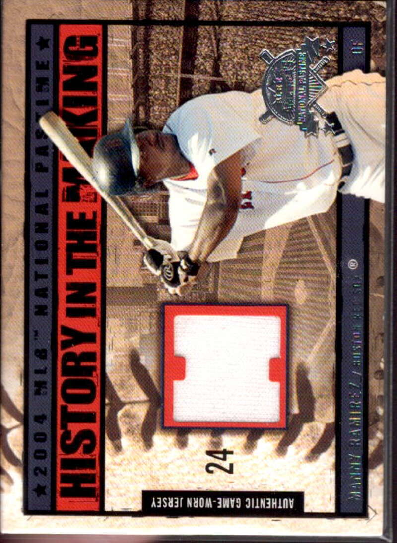 Manny Ramirez Card 2004 National Pastime History in the Making Jersey #MR  Image 1