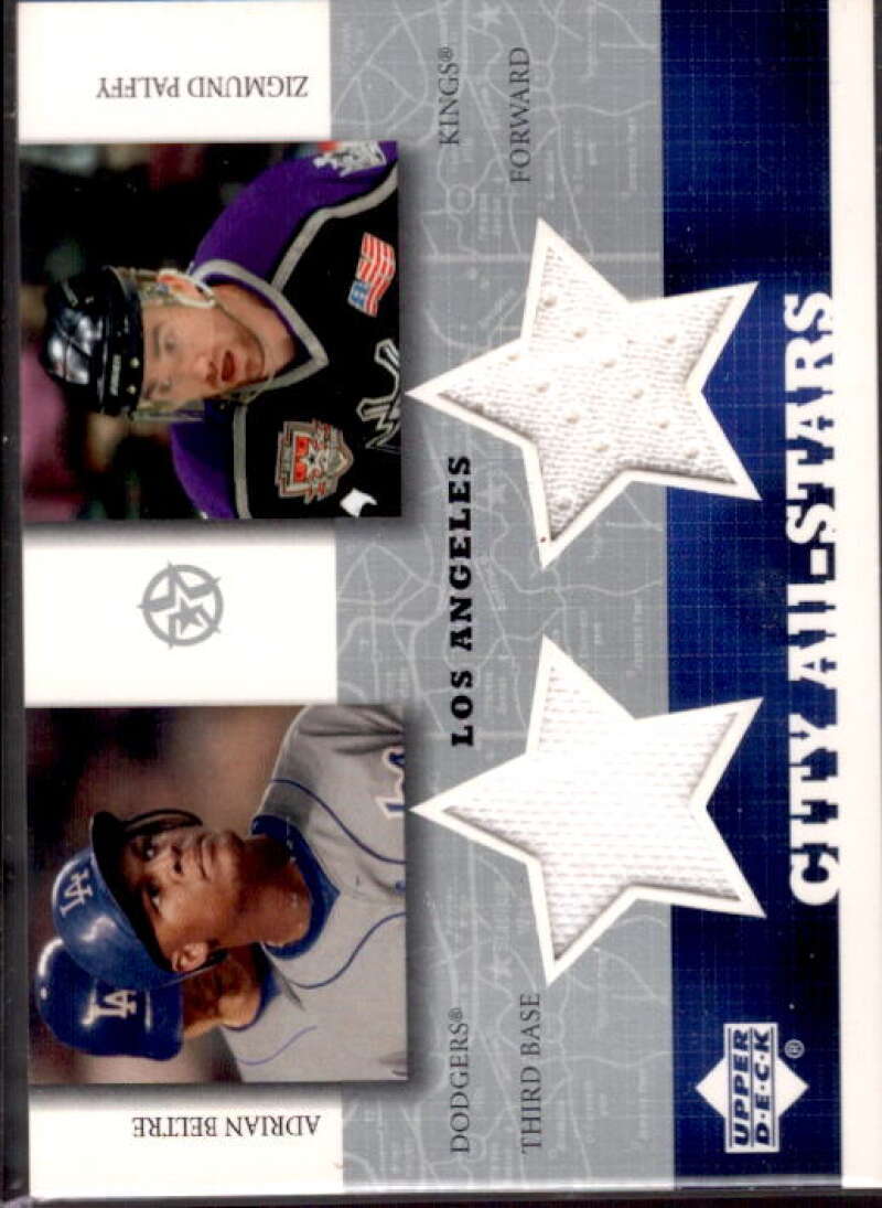 Adrian Beltre/Palffy 2002-03 UD SuperStars City All-Stars Dual Jersey #ABZP  Image 1