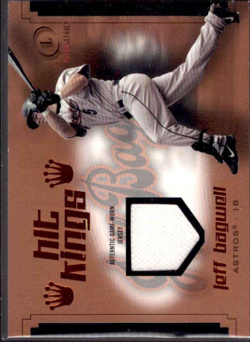 Jeff Bagwell Card 2004 Fleer Legacy Hit Kings Jersey Copper #JB  Image 1