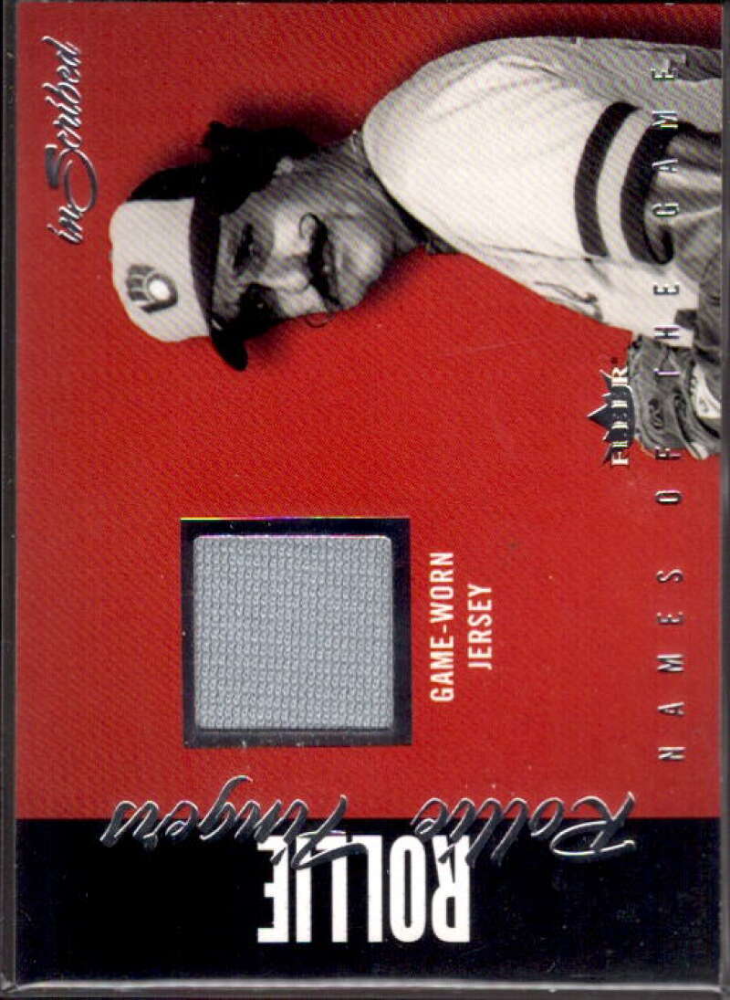 Rollie Fingers Jsy 2004 Fleer InScribed Names of the Game Material Silver #RF  Image 1