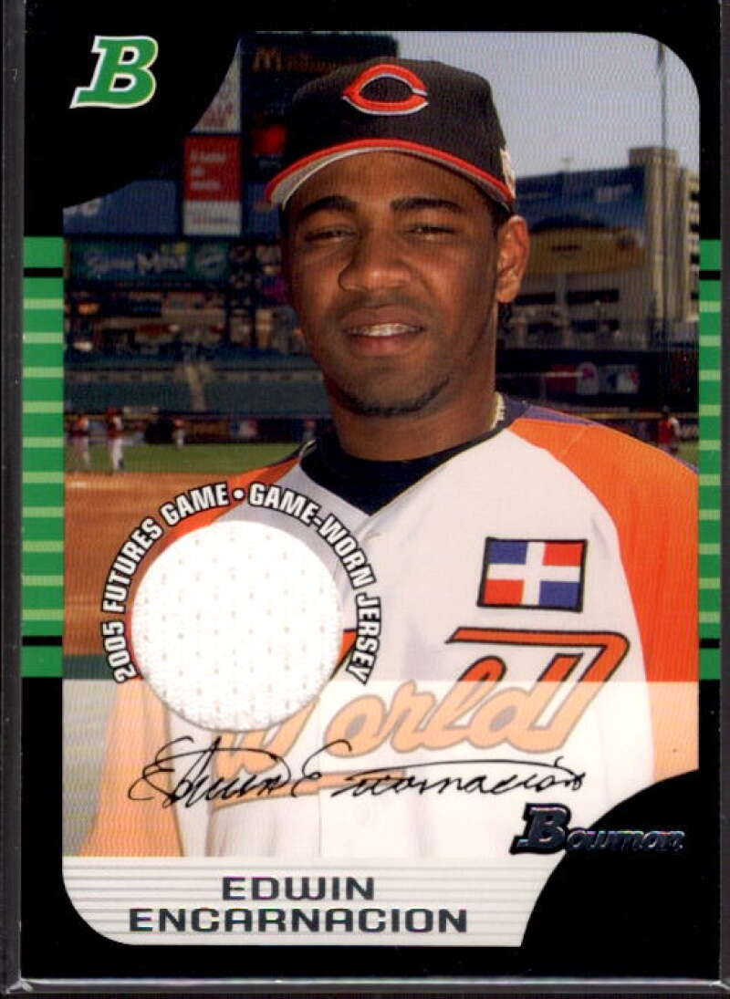 Edwin Encarnacion Card 2005 Bowman Draft Futures Game Jersey Relics #146  Image 1