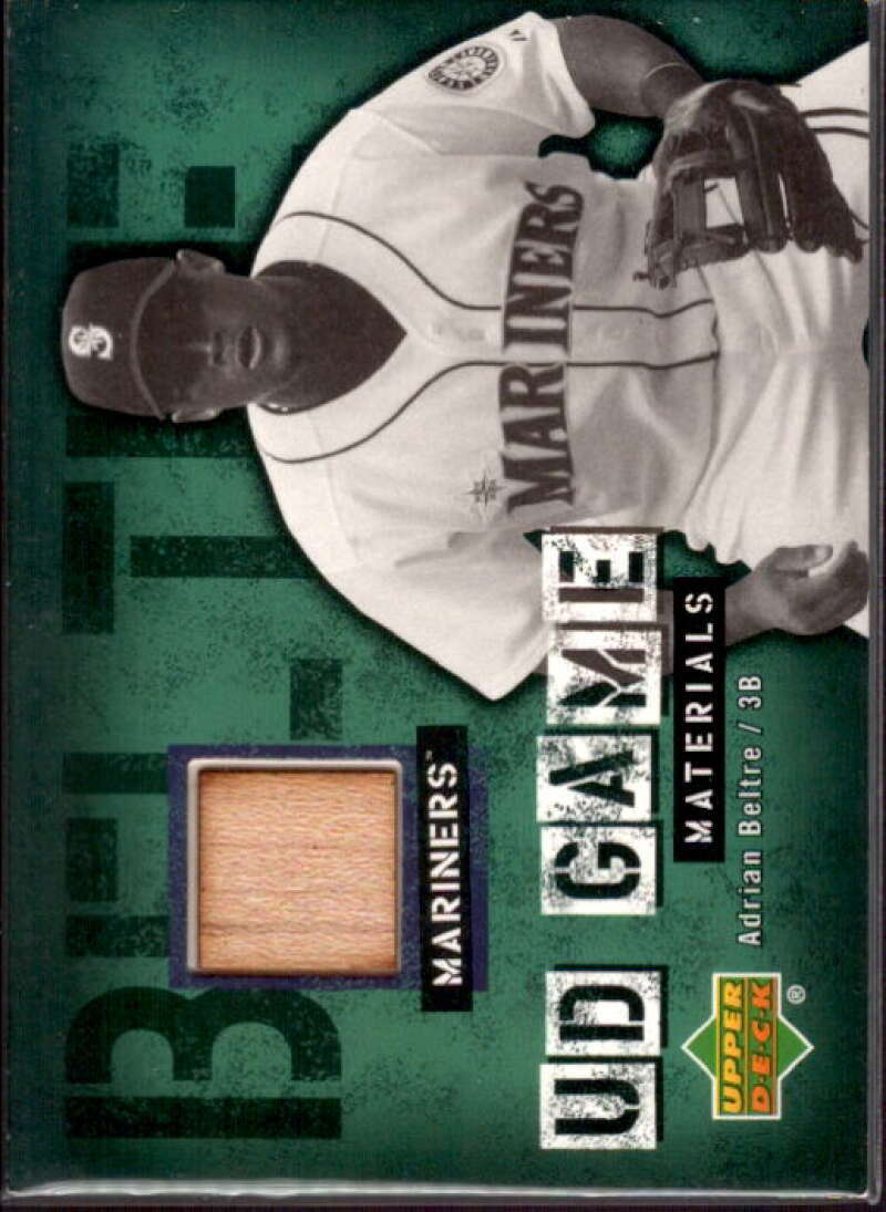 Adrian Beltre Bat Card 2006 Upper Deck UD Game Materials #AB  Image 1