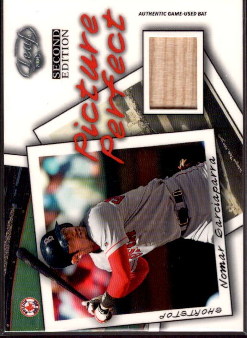 Nomar Garciaparra Card 2004 Leaf Picture Perfect Bats #13  Image 1
