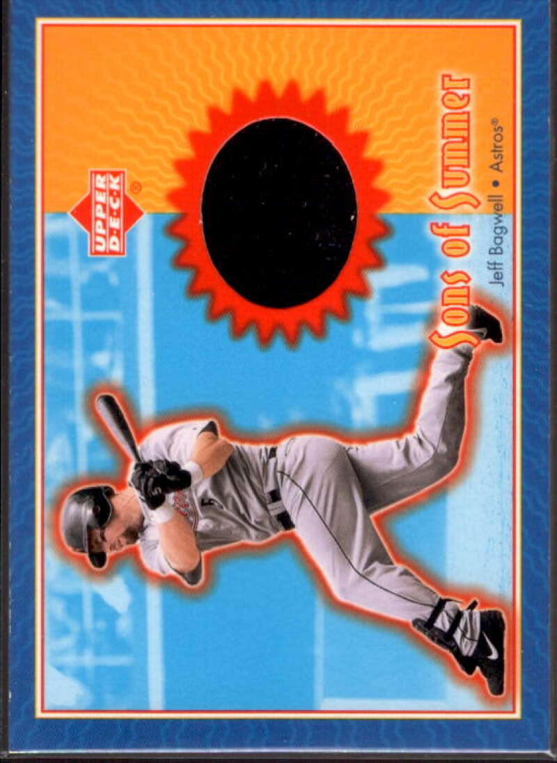 Jeff Bagwell Card 2002 Upper Deck Sons of Summer Game Jersey #SSJB  Image 1