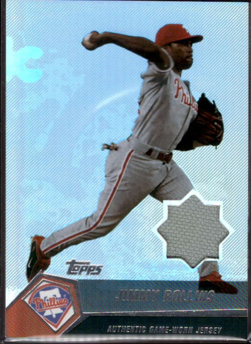 Jimmy Rollins Jsy Card 2004 Topps Clubhouse Relics #JRO  Image 1