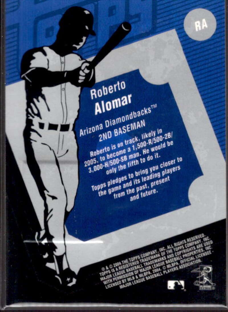 Roberto Alomar Uni Card 2004 Topps Clubhouse Relics #RA  Image 2