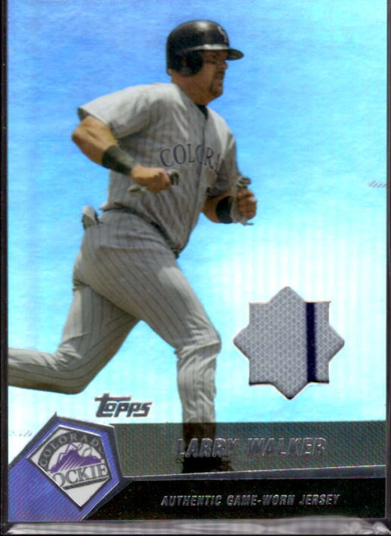 Larry Walker Jsy Card 2004 Topps Clubhouse Relics #LW  Image 1