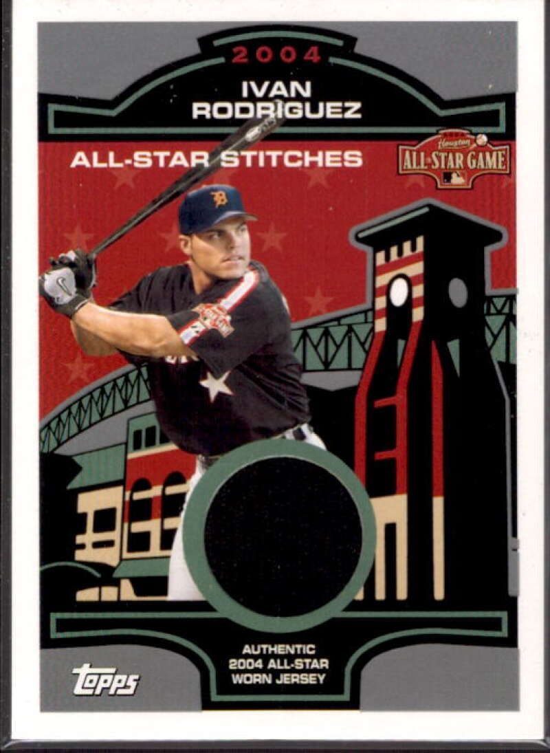 Ivan Rodriguez Card 2005 Topps All-Star Stitches Relics #IR  Image 1