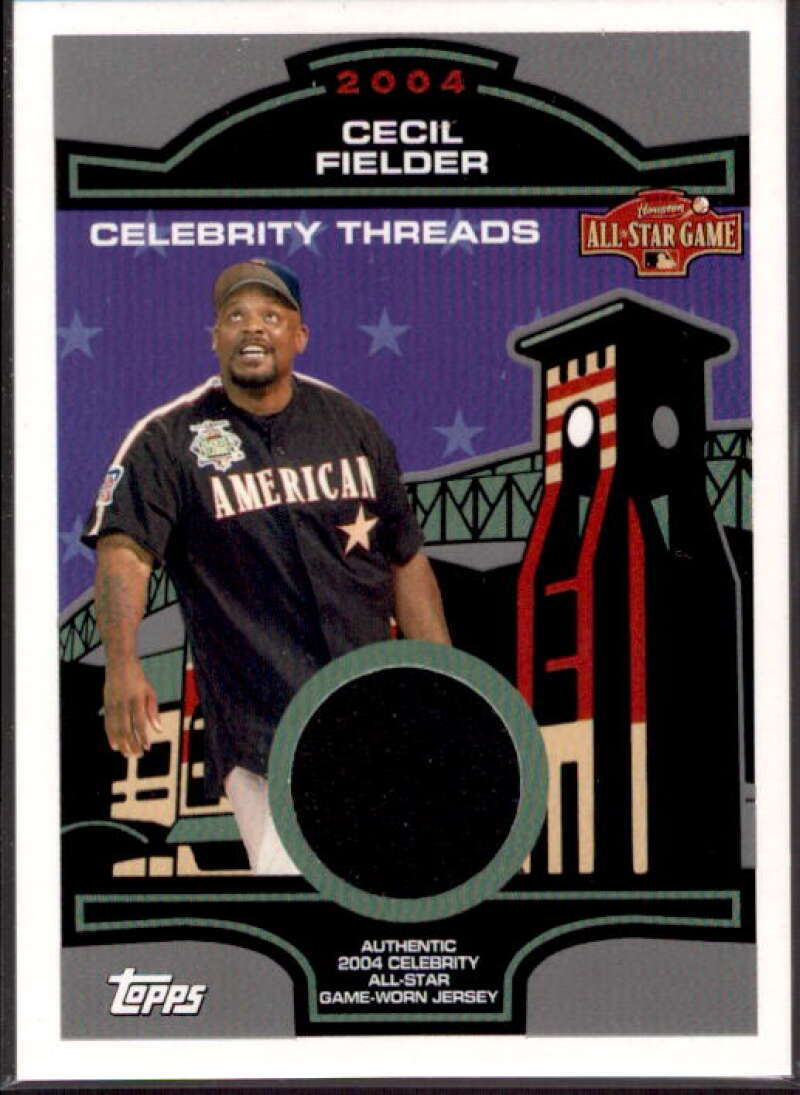 Cecil Fielder Card 2005 Topps Celebrity Threads Jersey Relics #CF  Image 1