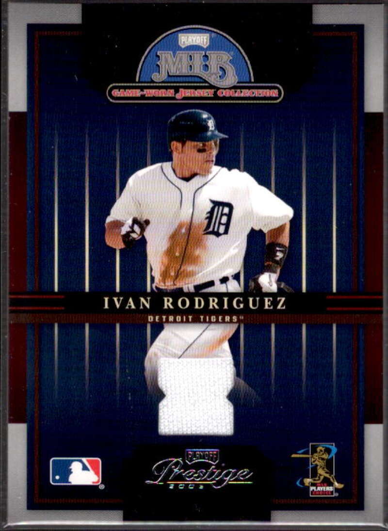 Ivan Rodriguez 2005 Playoff Prestige Playoff MLB Game-Worn Jersey Collection #7  Image 1