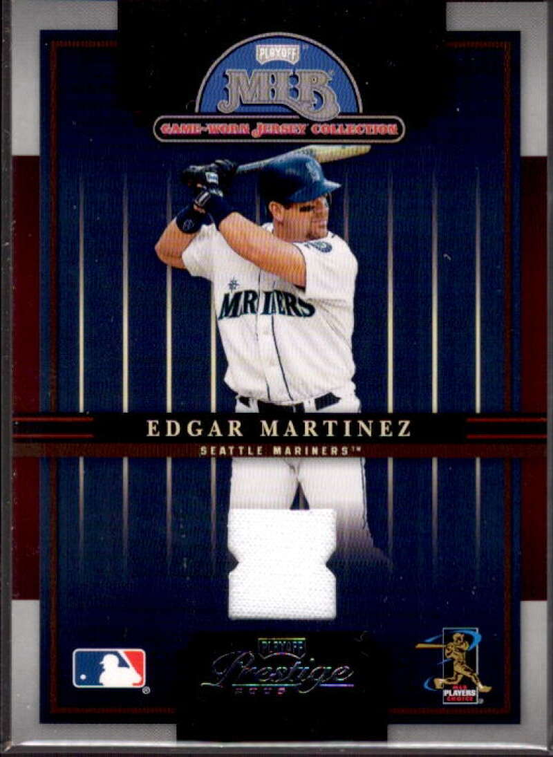 Edgar Martinez 2005 Playoff Prestige Playoff MLB Game-Worn Jsy Collection #11  Image 1