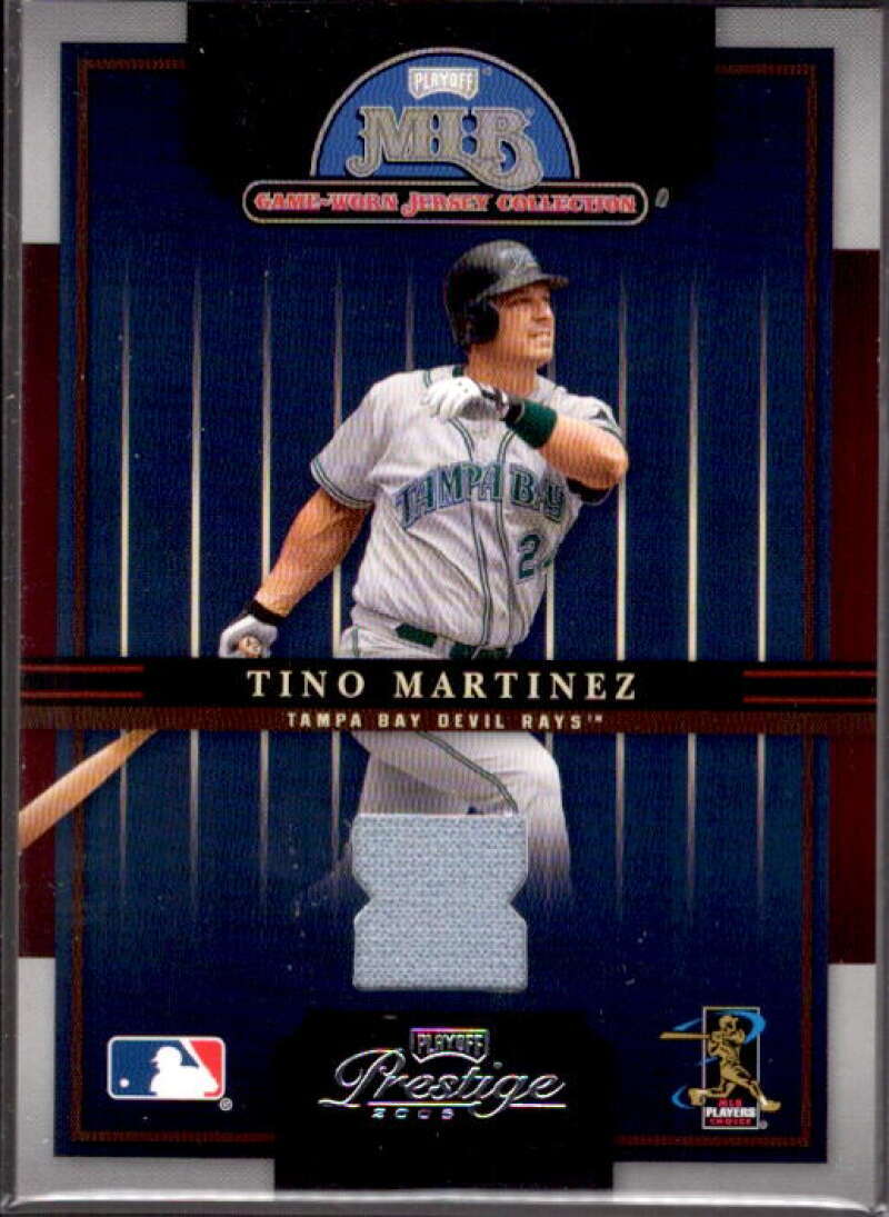 Tino Martinez 2005 Playoff Prestige Playoff MLB Game-Worn Jersey Collection #14  Image 1