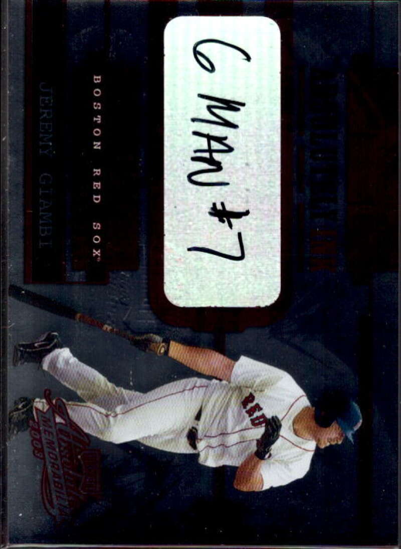 Jeremy Giambi Card 2003 Absolute Memorabilia Absolutely Ink #AI33  Image 1