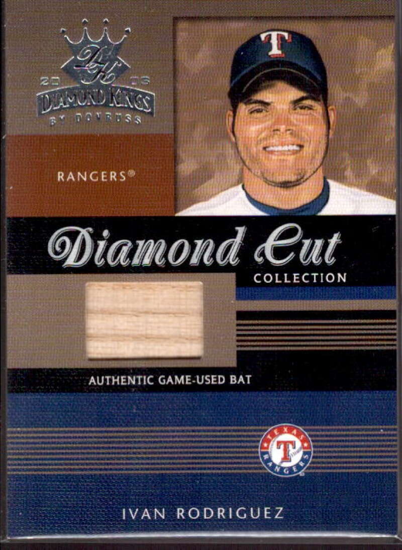 Ivan Rodriguez Bat/500 Card 2003 Diamond Kings Diamond Cut Collection #DC83  Image 1