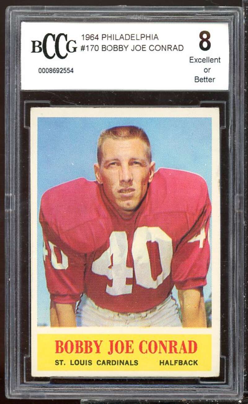 Bobby Joe Conrad Card 1964 Philadelphia #170 BGS BCCG 8 Image 1