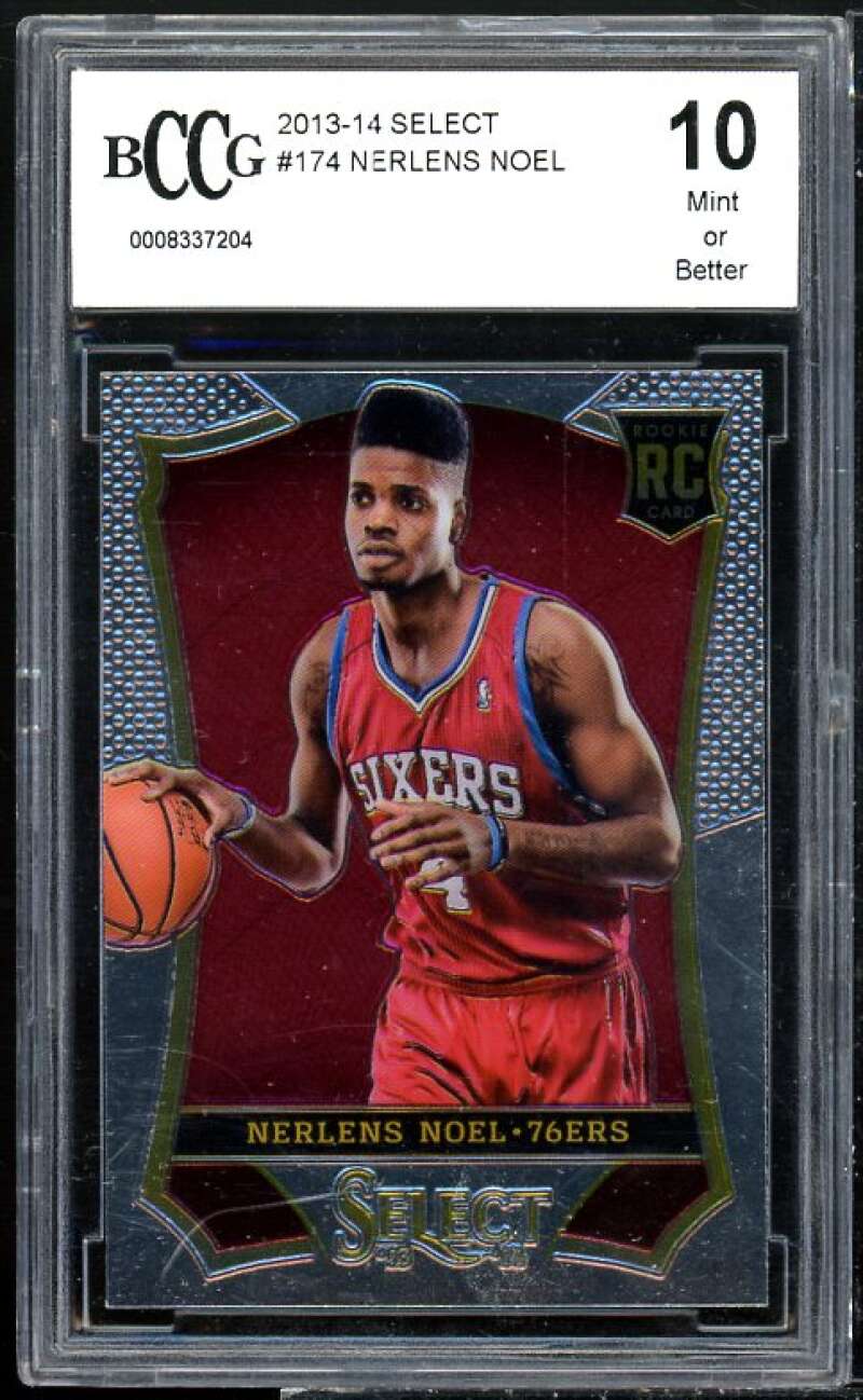 Nerlens Noel Rookie Card 2013-14 Select #174 BGS BCCG 10 Image 1