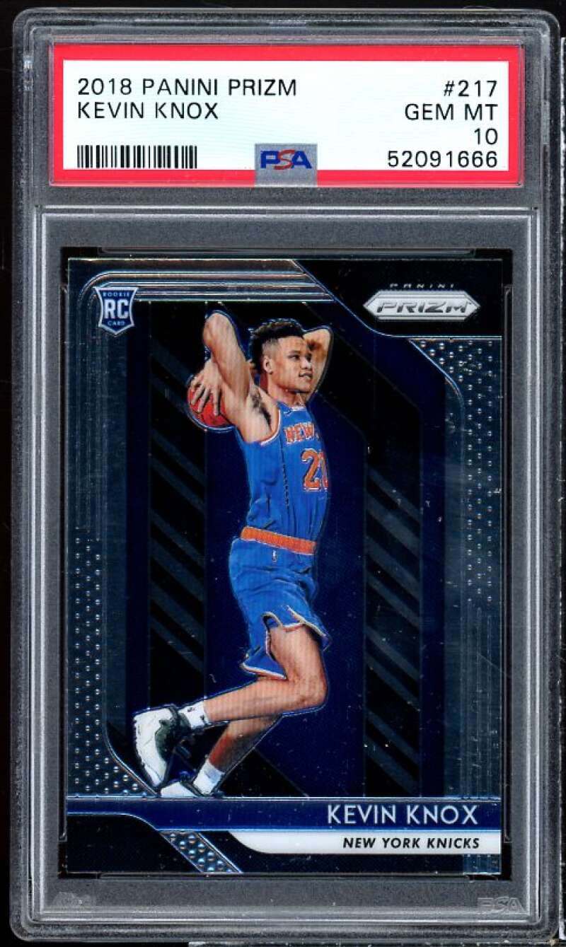 Kevin Knox Rookie Card 2018-19 Panini Prizm #217 PSA 10 Image 1